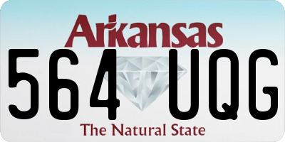 AR license plate 564UQG