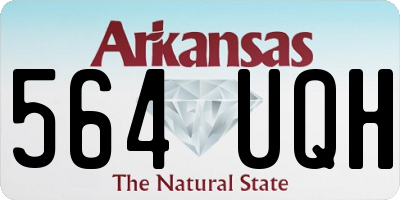 AR license plate 564UQH