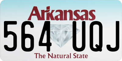 AR license plate 564UQJ