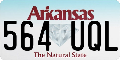 AR license plate 564UQL