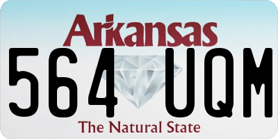 AR license plate 564UQM