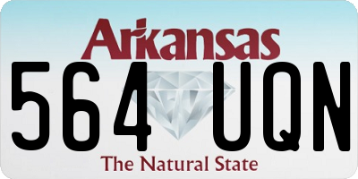 AR license plate 564UQN