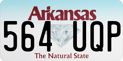 AR license plate 564UQP
