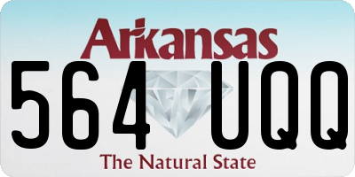 AR license plate 564UQQ