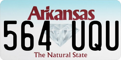 AR license plate 564UQU