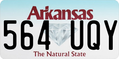 AR license plate 564UQY