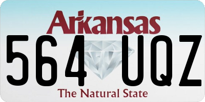 AR license plate 564UQZ