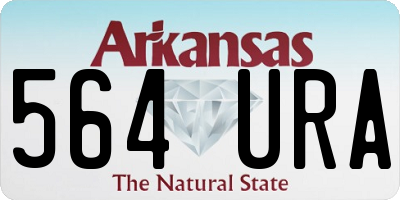 AR license plate 564URA