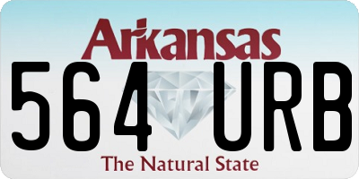 AR license plate 564URB