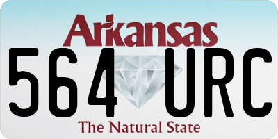 AR license plate 564URC