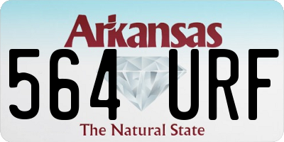 AR license plate 564URF