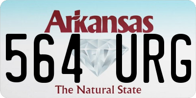 AR license plate 564URG