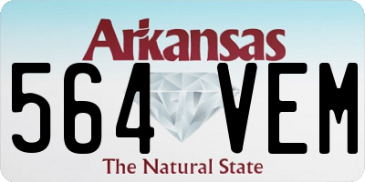AR license plate 564VEM