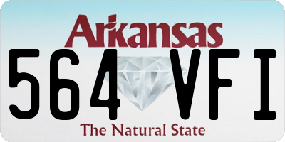 AR license plate 564VFI