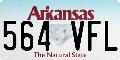 AR license plate 564VFL