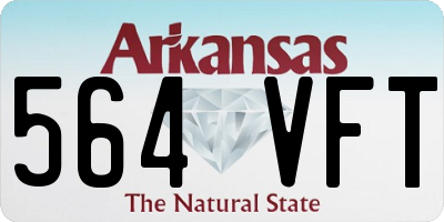 AR license plate 564VFT