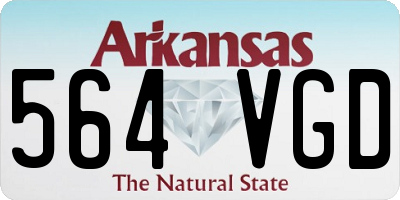 AR license plate 564VGD