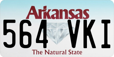 AR license plate 564VKI