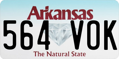 AR license plate 564VOK