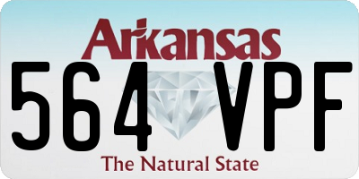 AR license plate 564VPF