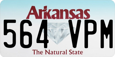 AR license plate 564VPM