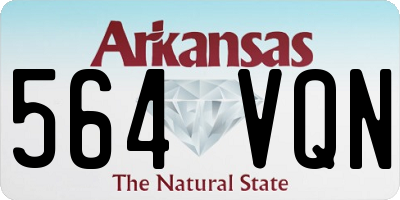 AR license plate 564VQN