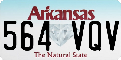 AR license plate 564VQV