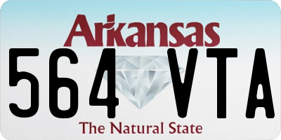 AR license plate 564VTA