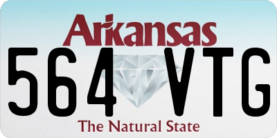 AR license plate 564VTG