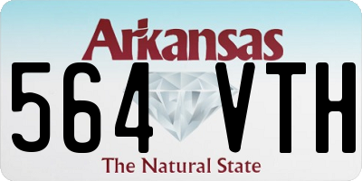 AR license plate 564VTH