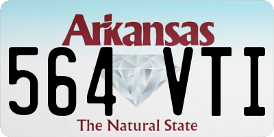AR license plate 564VTI