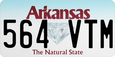 AR license plate 564VTM