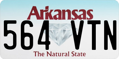 AR license plate 564VTN