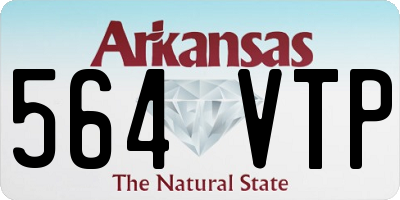 AR license plate 564VTP