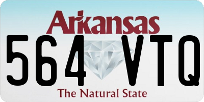 AR license plate 564VTQ