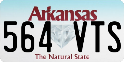 AR license plate 564VTS