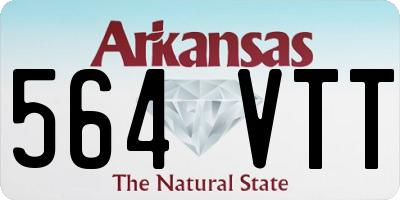 AR license plate 564VTT