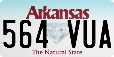 AR license plate 564VUA