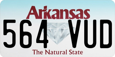 AR license plate 564VUD