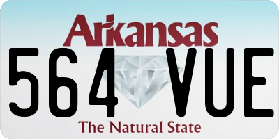 AR license plate 564VUE