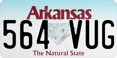 AR license plate 564VUG