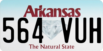 AR license plate 564VUH