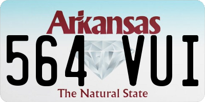 AR license plate 564VUI