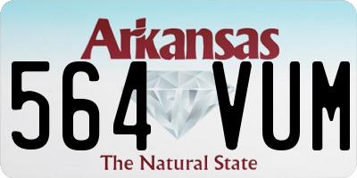 AR license plate 564VUM