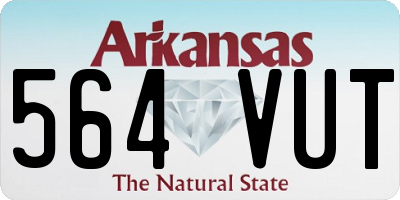 AR license plate 564VUT