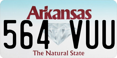 AR license plate 564VUU