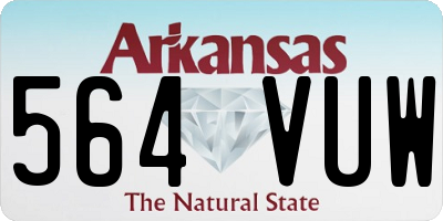 AR license plate 564VUW
