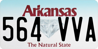 AR license plate 564VVA