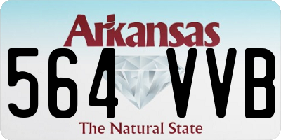 AR license plate 564VVB