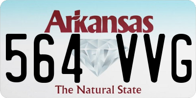 AR license plate 564VVG